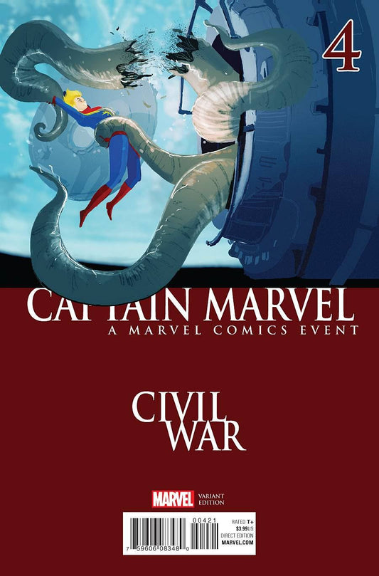 Captain Marvel #4 (Civil War Var) Marvel Comics Comic Book