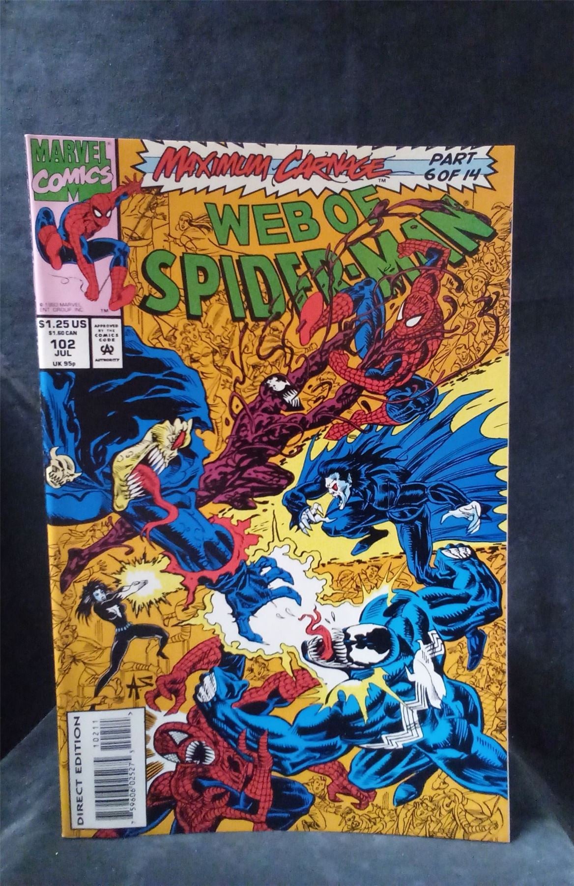 Web of Spider-Man #102 Direct Edition 1993 Marvel Comics Comic Book