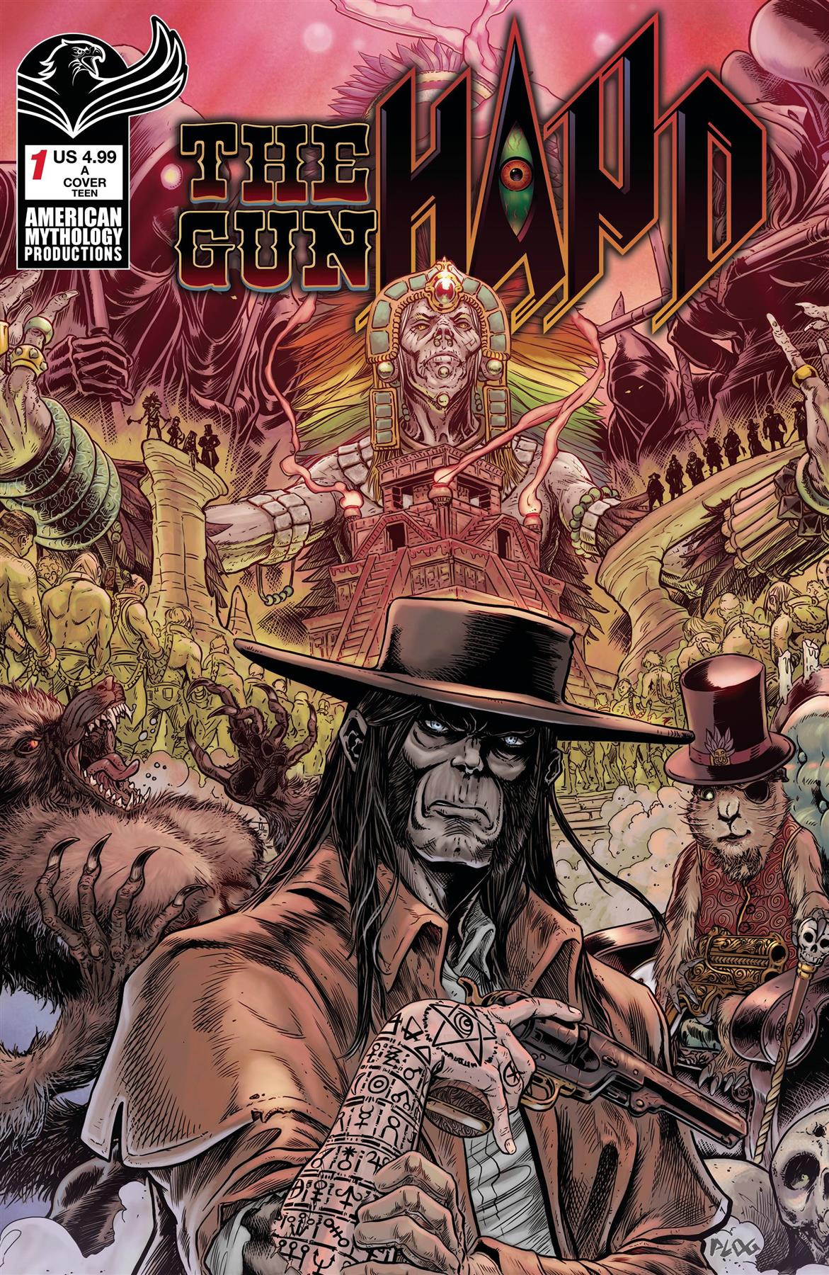 Gunhand #1 Cvr A Plog (res) American Mythology Productions Comic Book