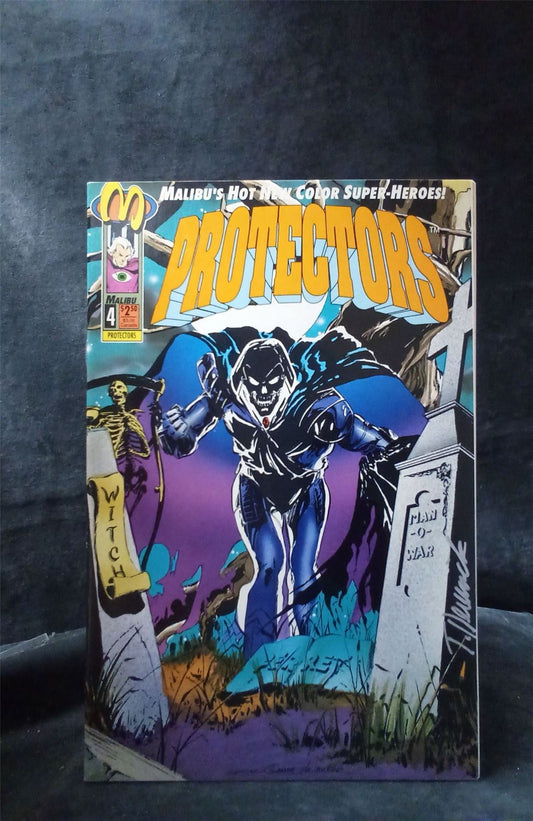 Protectors #4 Variant Cover 1992 malibu Comic Book