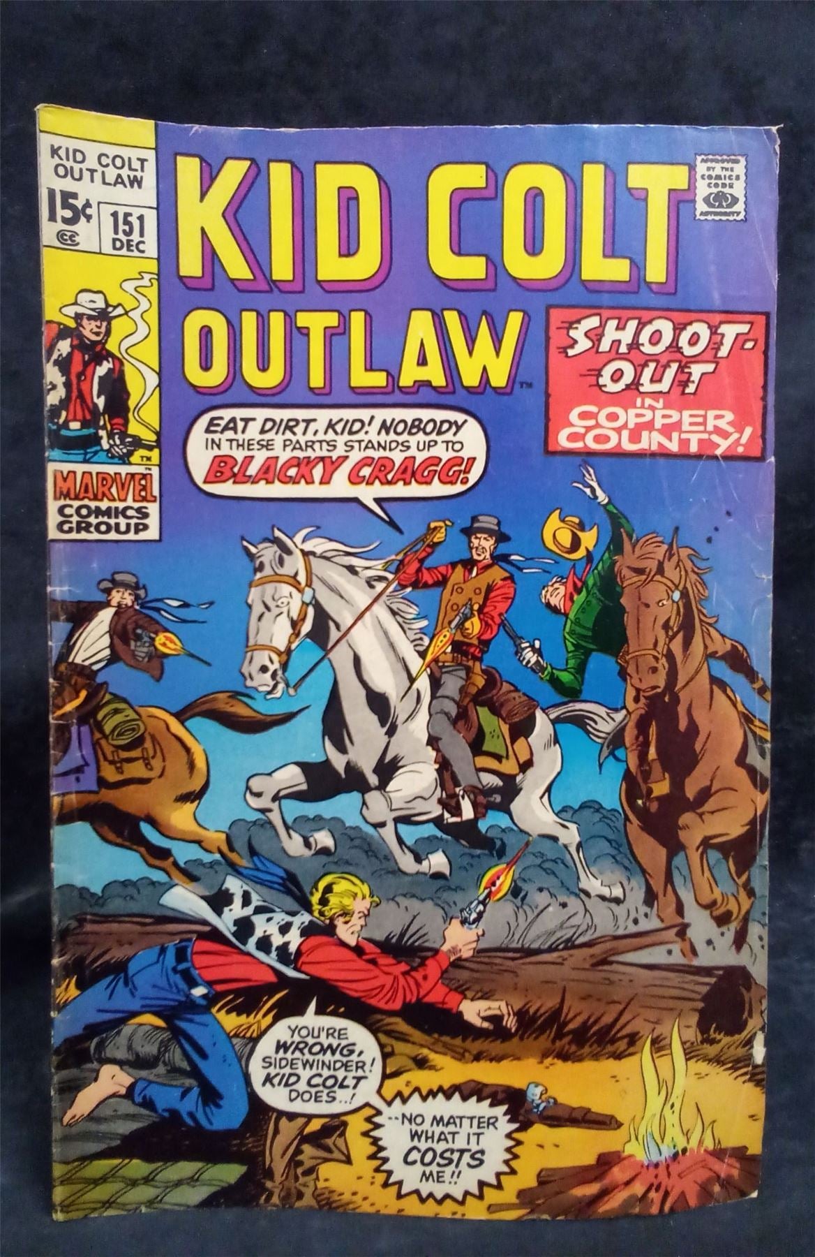 Kid Colt Outlaw #151 1970 Marvel Comics Comic Book