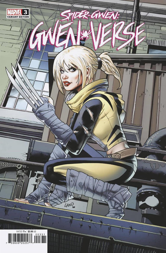 Spider-gwen Gwenverse #3 (Land Homage Var) Marvel Prh Comic Book 2022