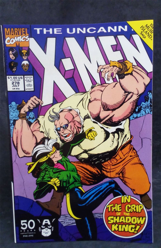 The Uncanny X-Men #278 Direct Edition 1991 Marvel Comics Comic Book