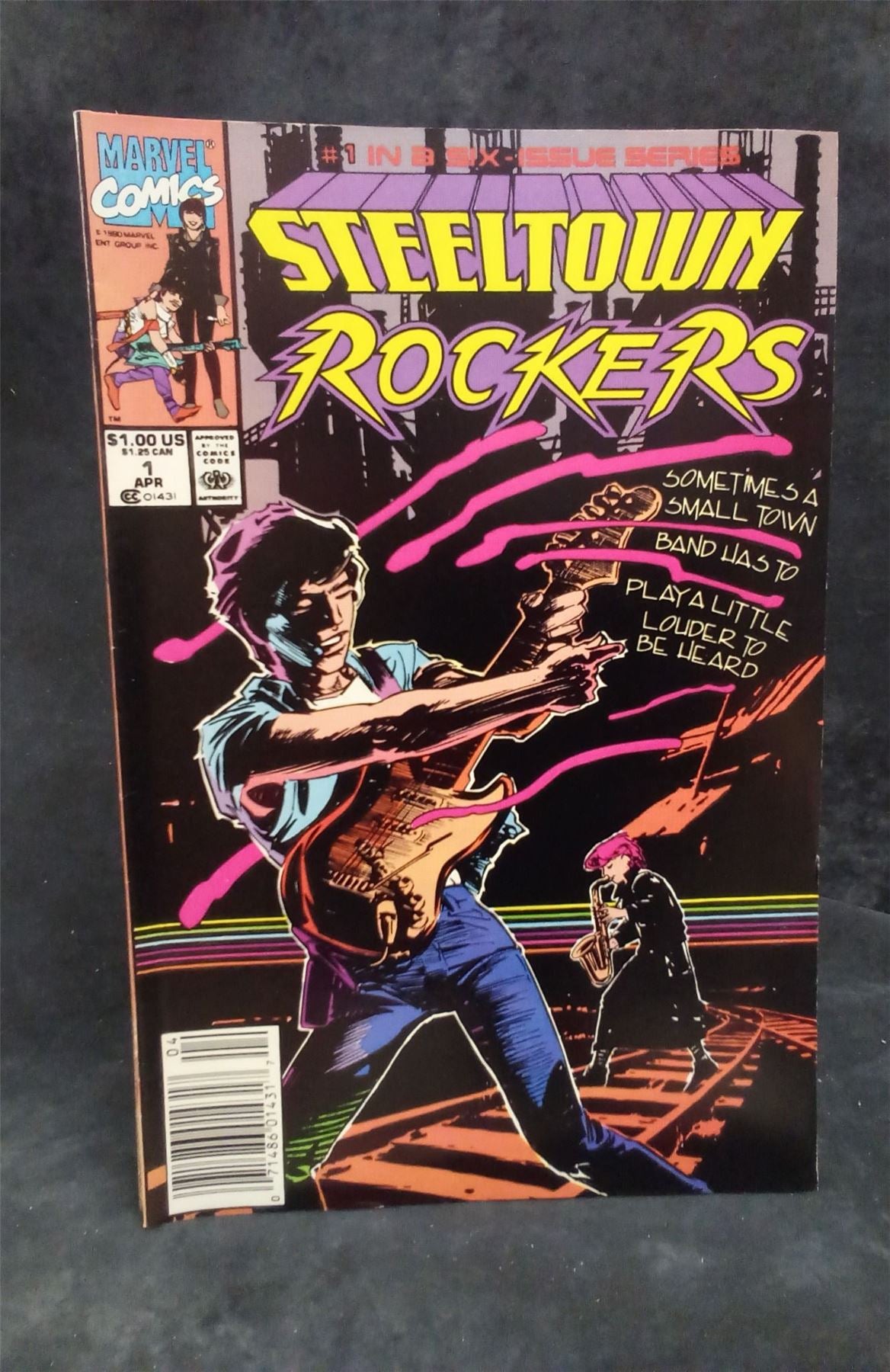 Steeltown Rockers #1 1990 Marvel Comics Comic Book