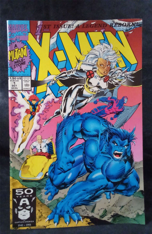 X-Men #1 Storm and Beast Cover 1991 Marvel Comics Comic Book