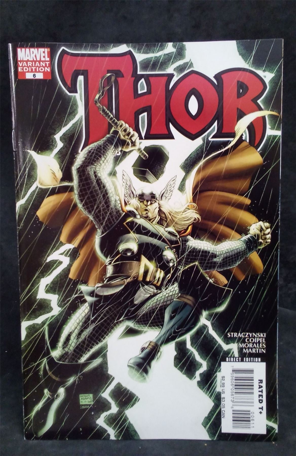 Thor #6 Variant Cover 2008 Marvel Comics Comic Book