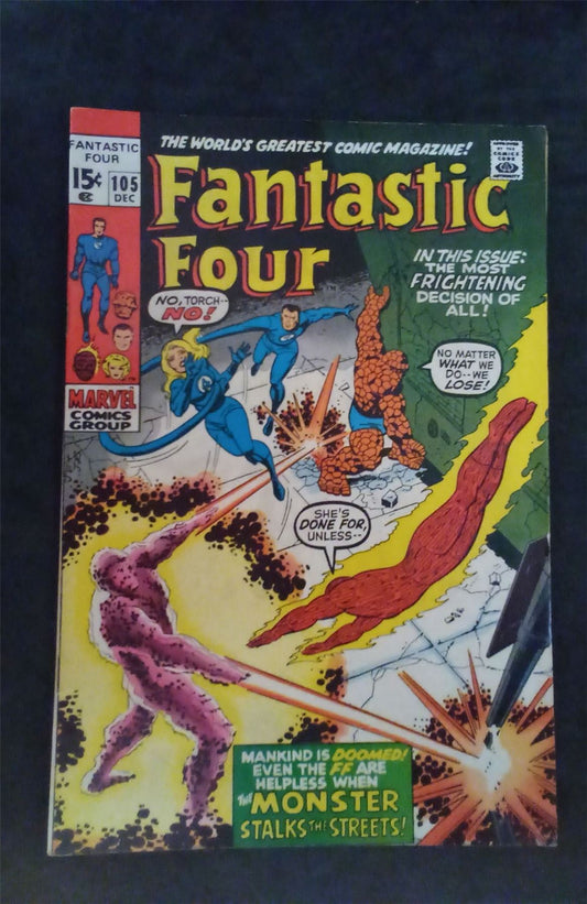 Fantastic Four #105 1970 marvel Comic Book