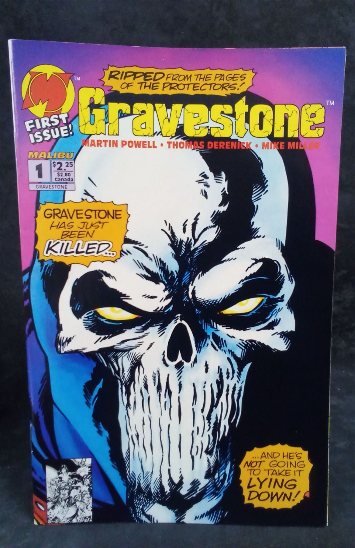 Gravestone #1 1993 malibu Comic Book