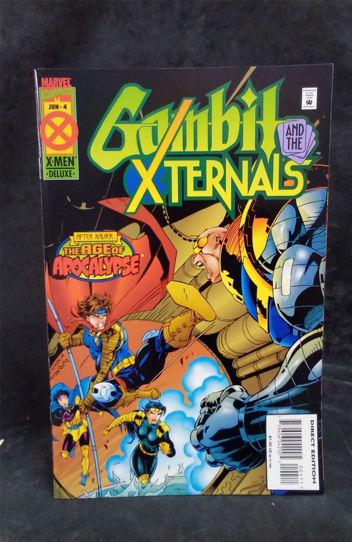 Gambit & The X-Ternals #4 1995 Marvel Comics Comic Book Marvel Comics Comic Book