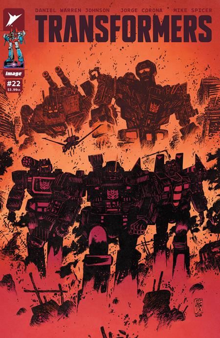 TRANSFORMERS #22 CVR B JORGE CORONA & MIKE SPICER VAR  Image Comics Comic Book 2025