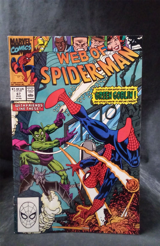 Web of Spider-Man #67 1990 Marvel Comics Comic Book