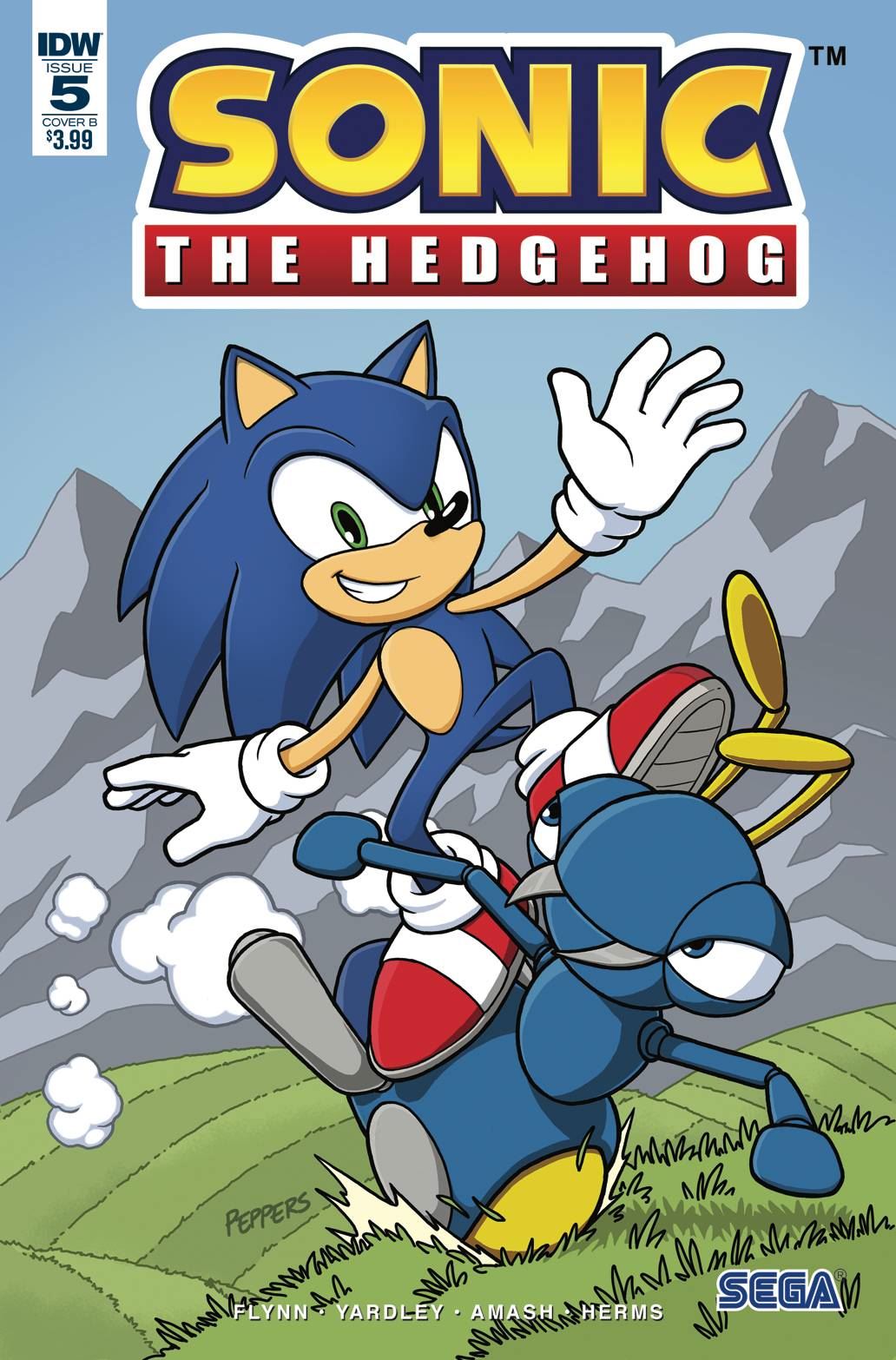 Sonic The Hedgehog #5 Cvr B Gates (Cvr B Gates) Idw Publishing Comic Book