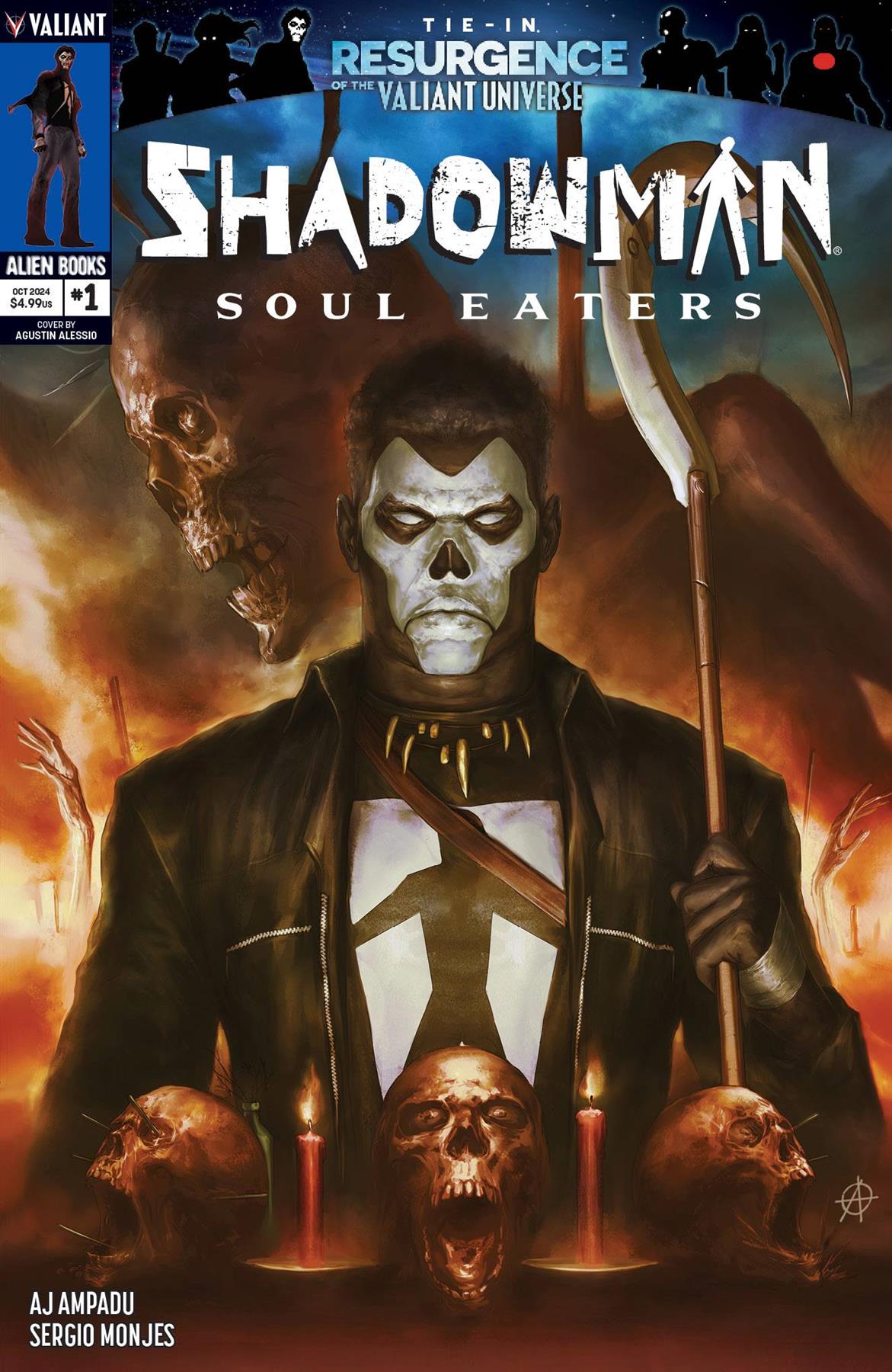 Shadowman Soul Eaters #1 (of 4) Cvr A Alessio (mr) Valiant Comic Book