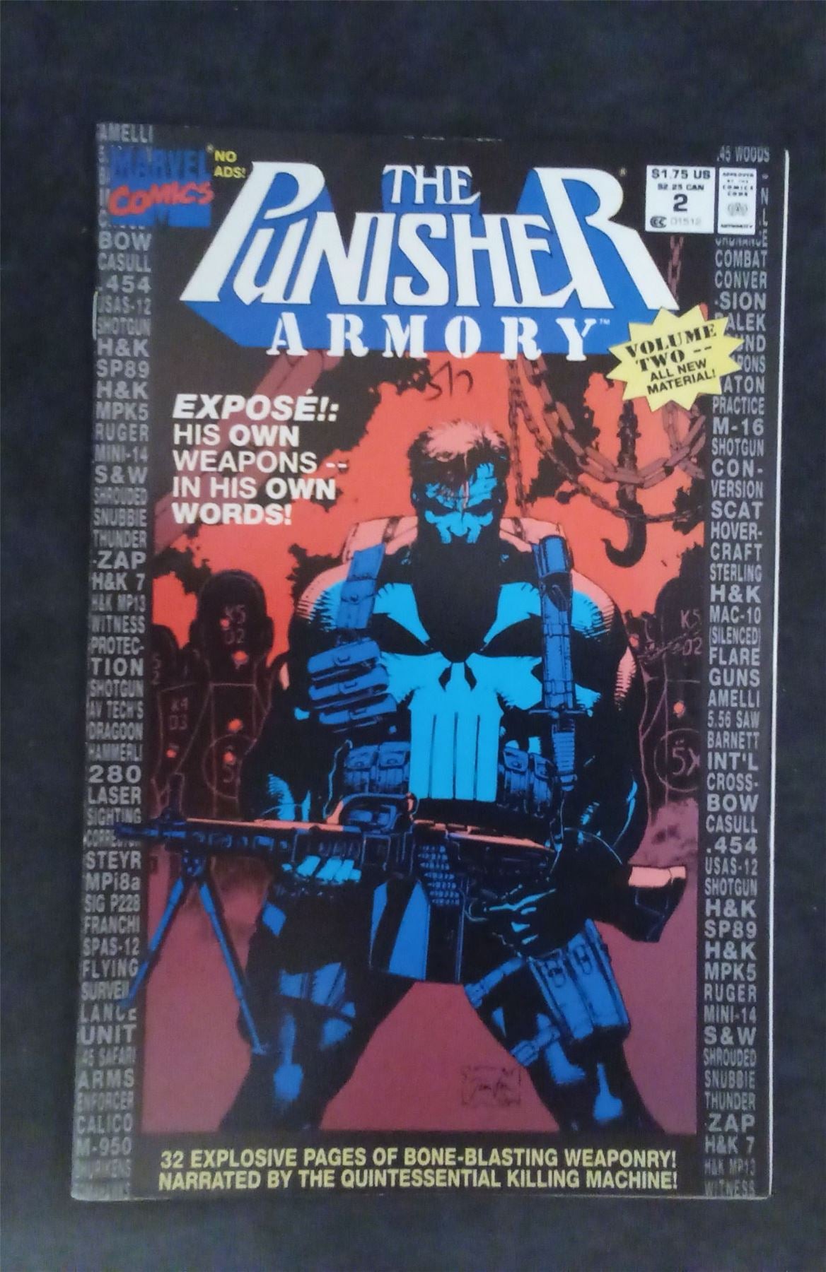 The Punisher Armory #2 1991 marvel Comic Book