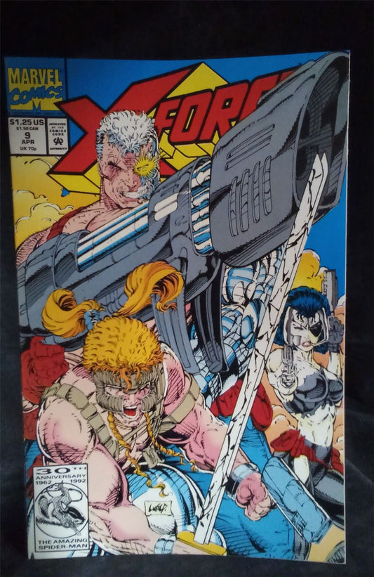 X-Force #9 Direct Edition 1992 Marvel Comics Comic Book