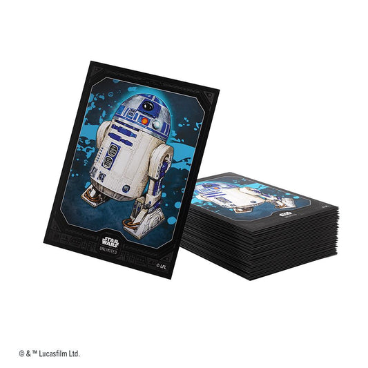 Star Wars Unlimited Premium Art Sleeve: R2-D2 60 Standard By Gamegenic