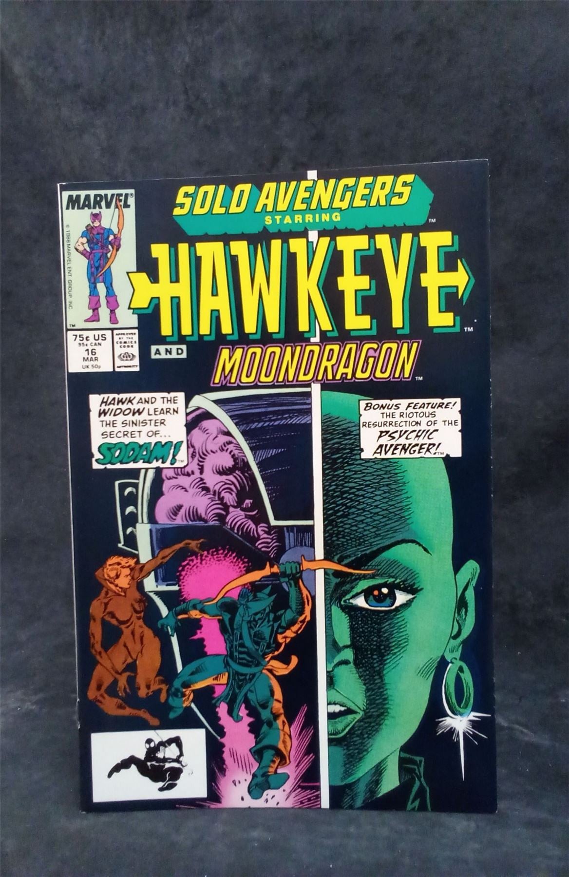 Solo Avengers #16 1989 Marvel Comics Comic Book