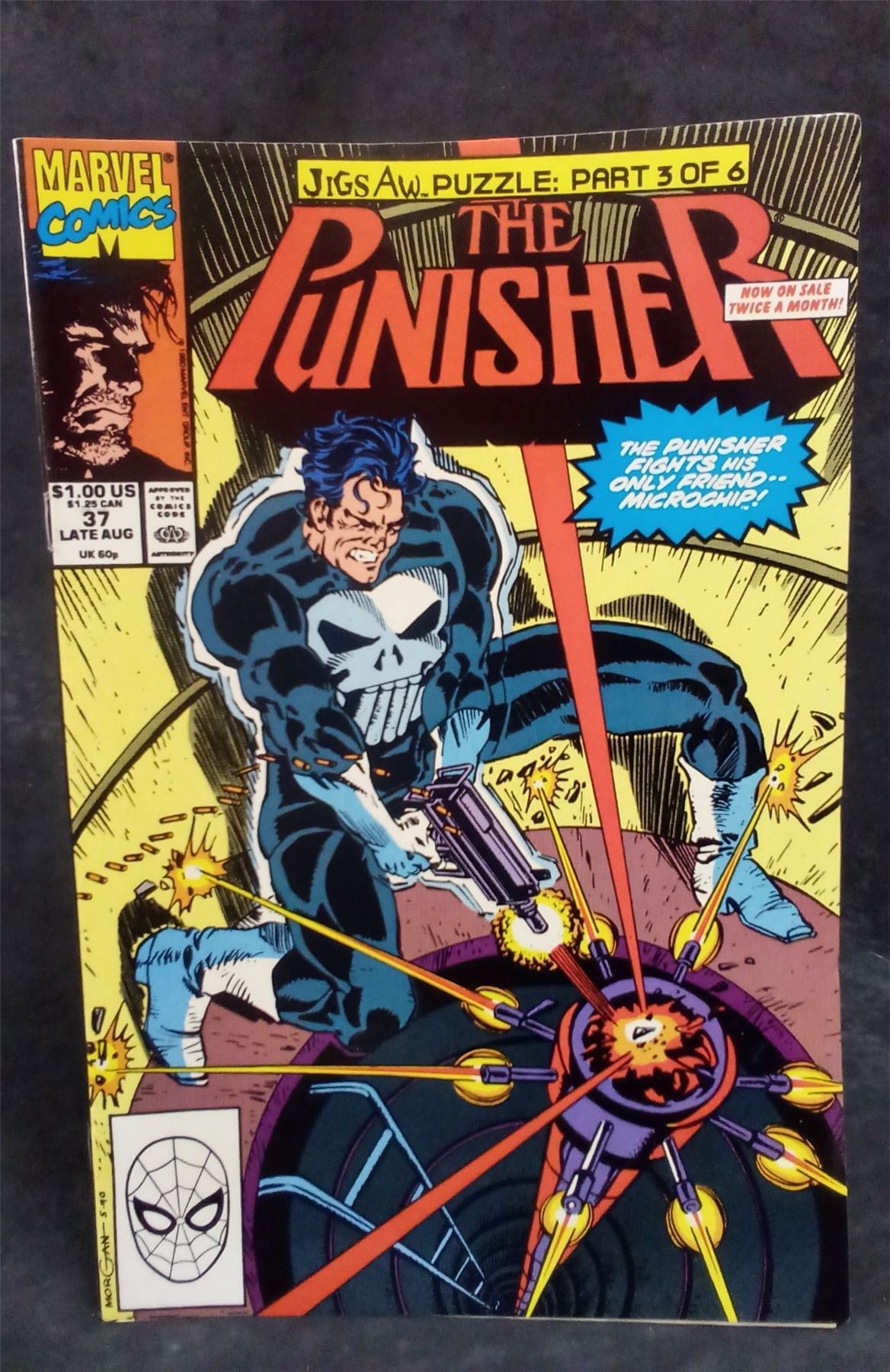 The Punisher #37 Direct Edition 1990 Marvel Comics Comic Book