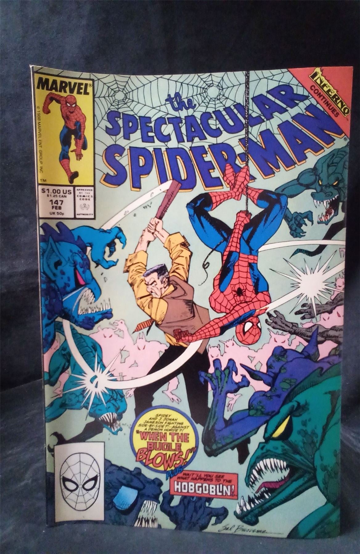 The Spectacular Spider-Man #147 1989 Marvel Comics Comic Book