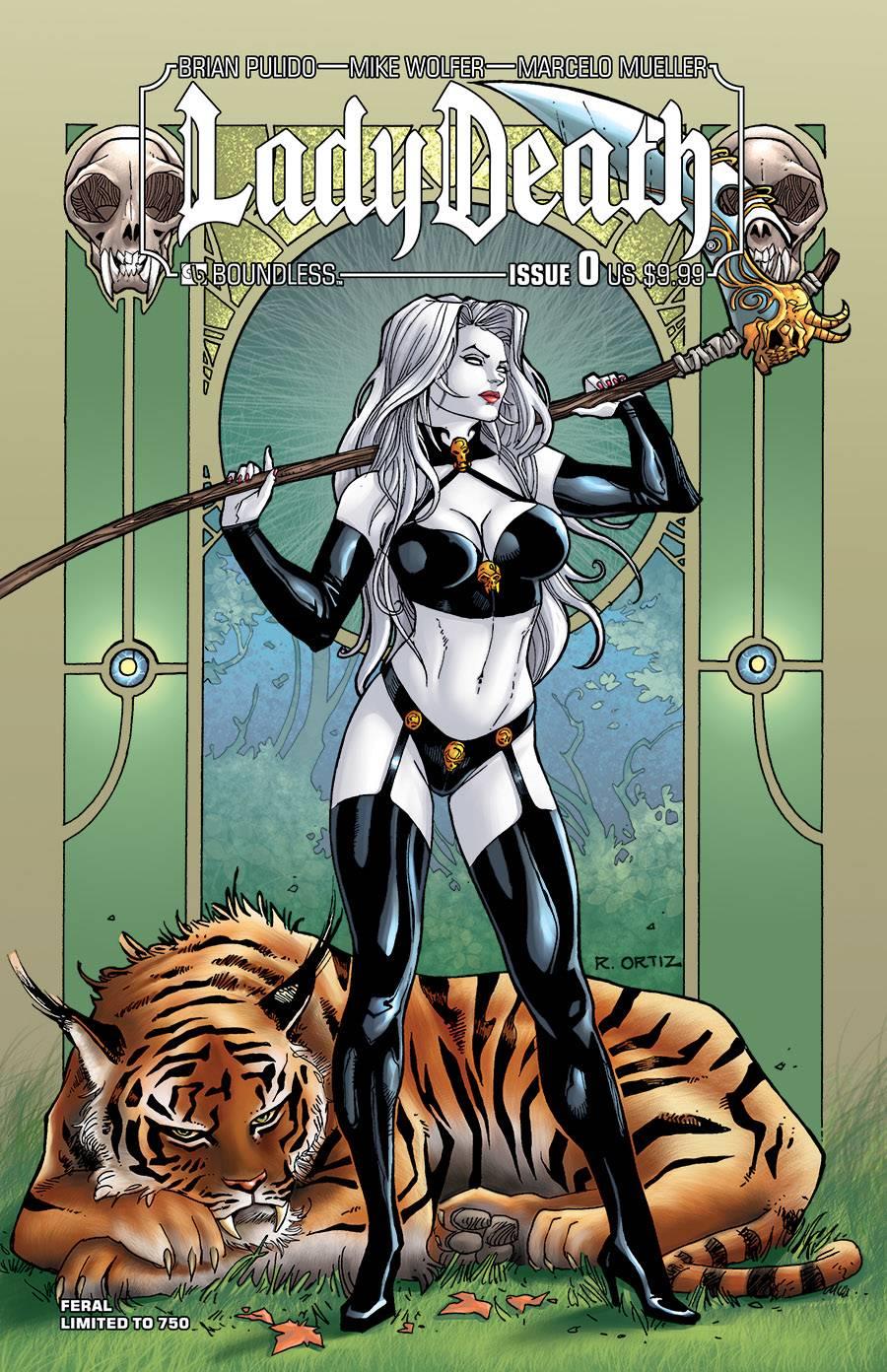 Lady Death (2010) Feral Bag Set (5ct) Boundless Comics Comic Book