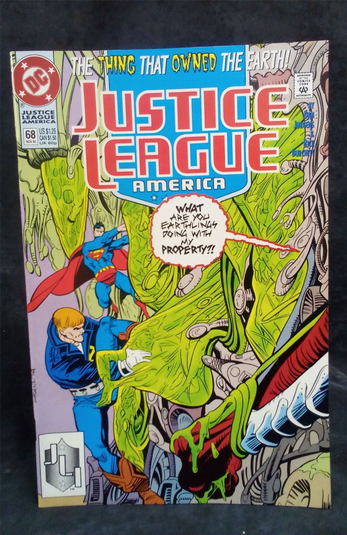 Justice League America #68 1992 DC Comics Comic Book