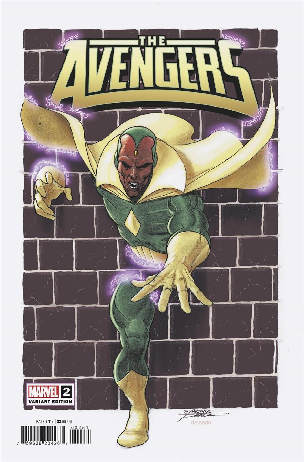 Avengers #2 George Perez Var (George Perez Var) Marvel Prh Comic Book 2023