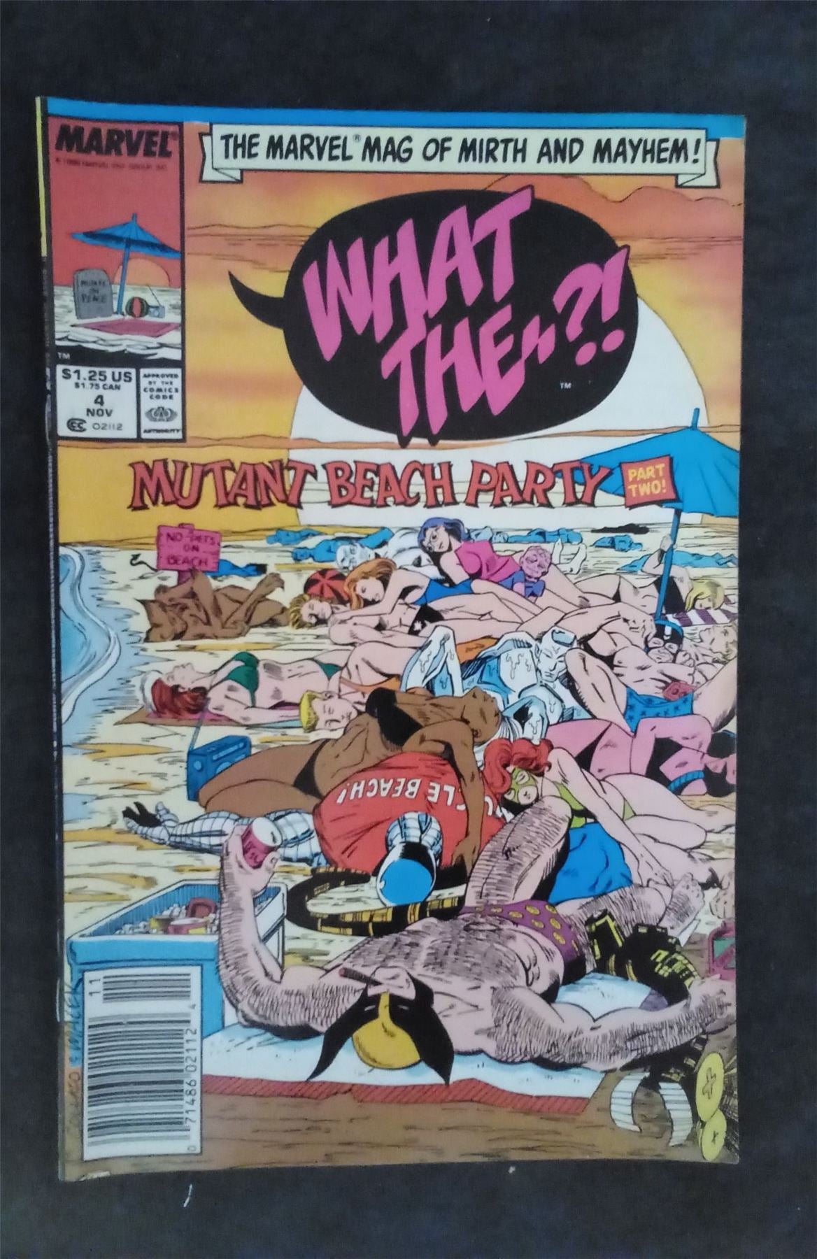 What The--?! #4 1988 marvel Comic Book