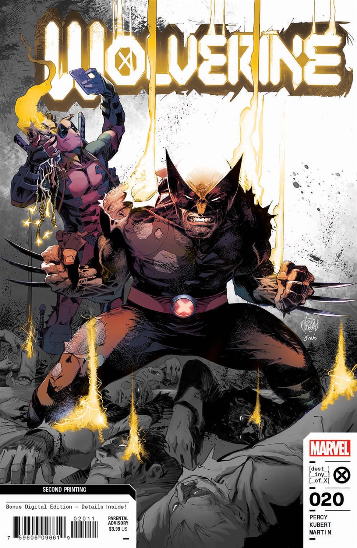 Wolverine #20 2nd Ptg Kubert Var Marvel Prh Comic Book