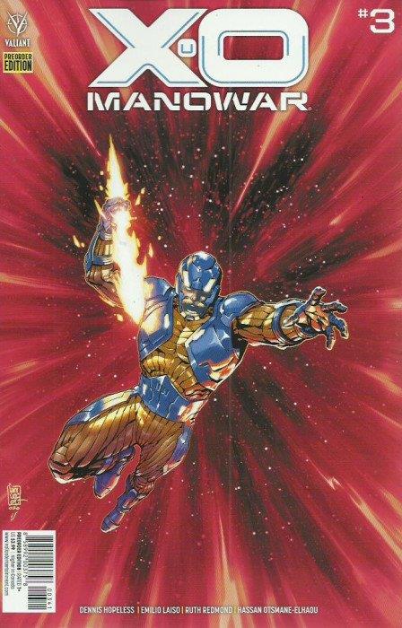 X-o Manowar #3 Pre-Order Bundle Valiant Entertainment Llc Comic Book