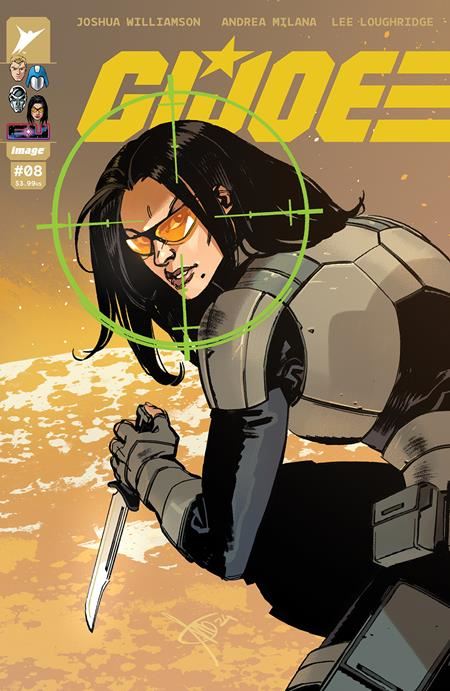 Gi Joe #8 Cvr B Andrea Milana Var Image Comics Comic Book