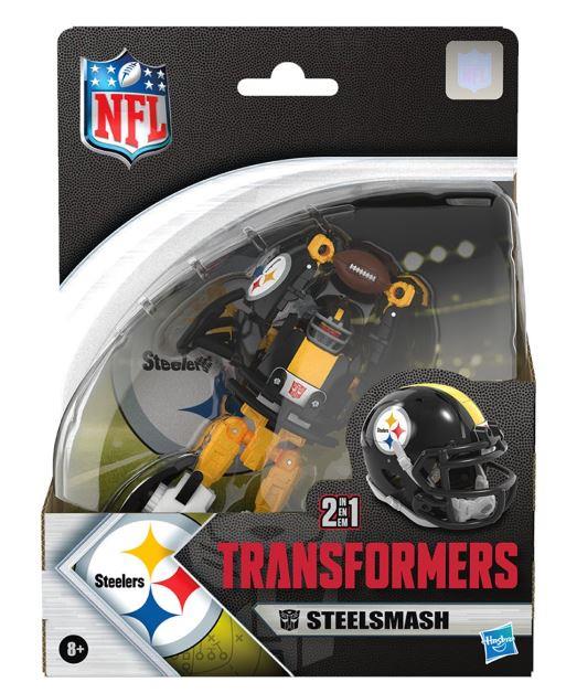 Transformers NFL Pittsburgh Steelers Steelsmash Action Figure by Hasbro