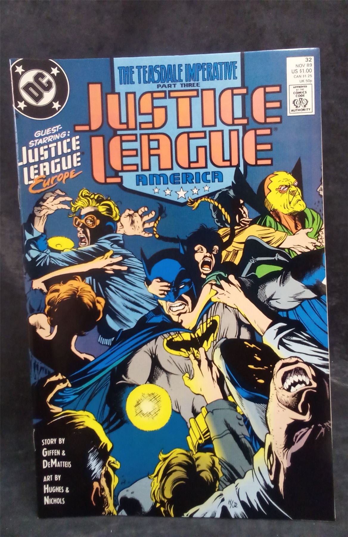 Justice League America #32 1989 DC Comics Comic Book