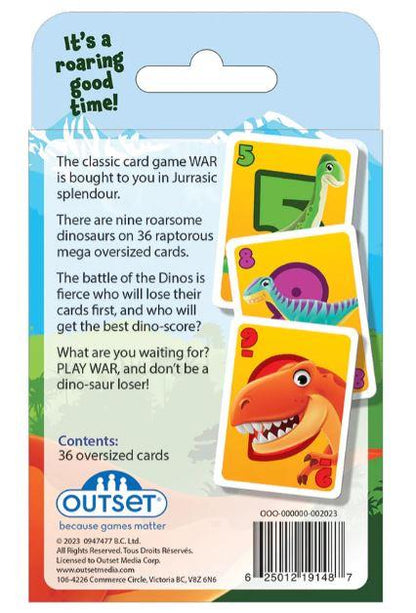 Dinosaur War By Outset Media Board Game