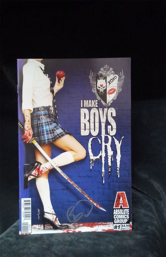 I Make Boys Cry #1 signed by Benny Powell 2020  Comic Book