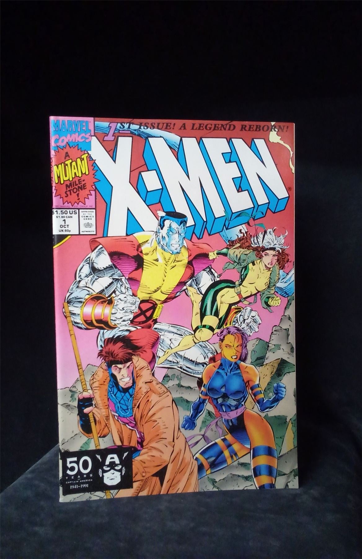 X-Men #1 Colossus and Gambit Cover 1991 Marvel Comics Comic Book