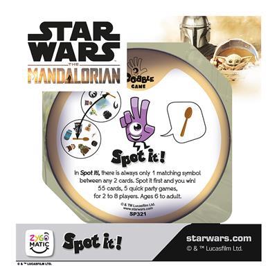 Spot It! Mandolorian Board Game by Zygomatic