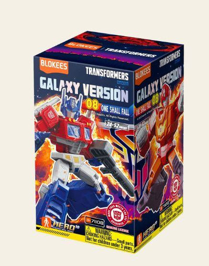 Blokees Figures Transformers Galaxy Version 08 One Shall Fall Blind Box by Blokees