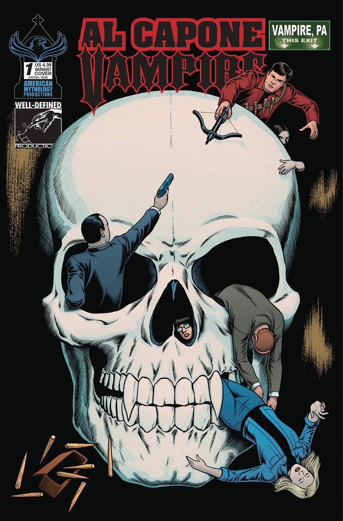 Al Capone Vampire #1 Cvr B Homage American Mythology Productions Comic Book