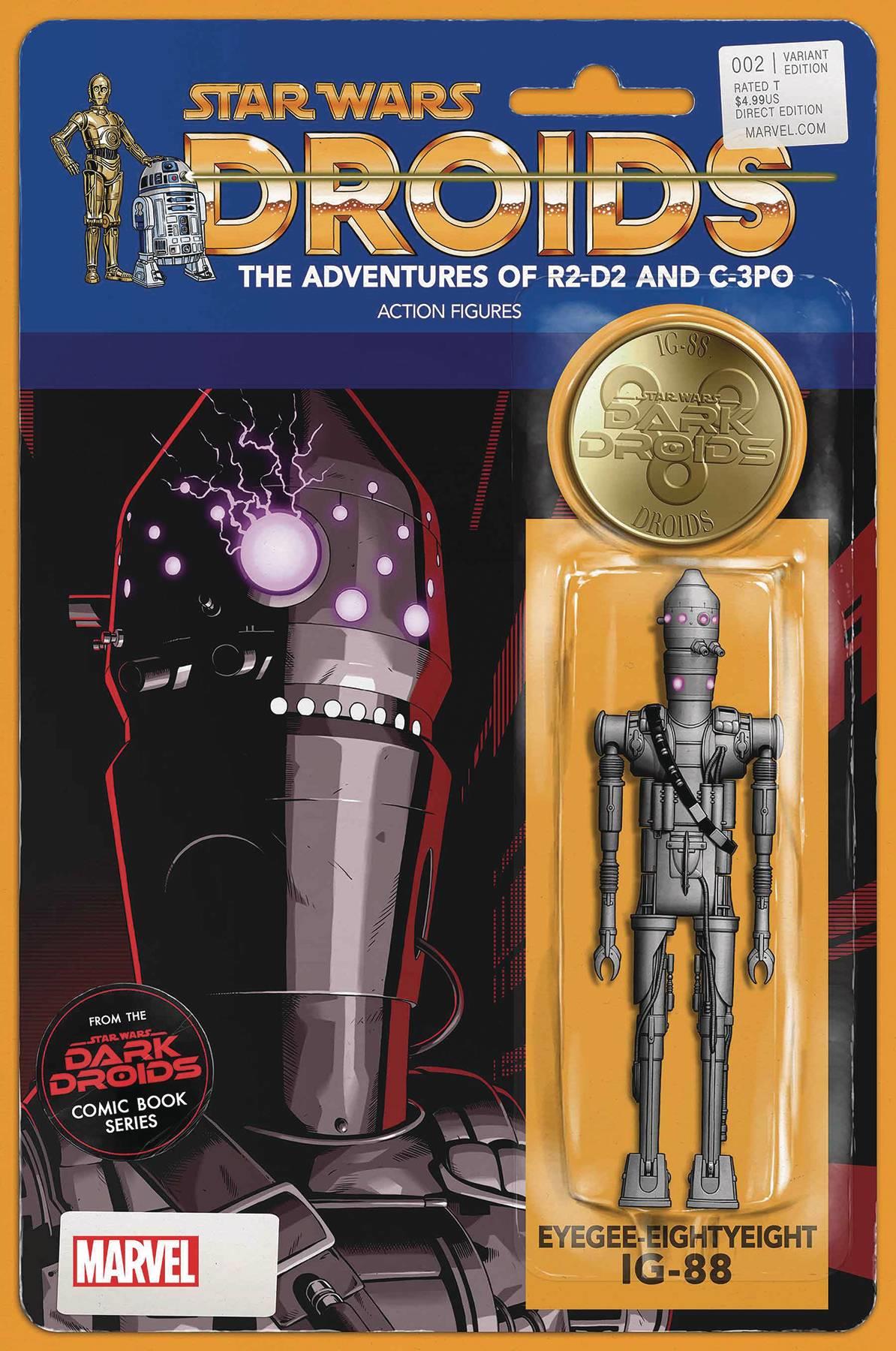 Star Wars Dark Droids #2 Christopher Action Figure Var (Christopher Action Figure Var) Marvel Prh Comic Book 2023