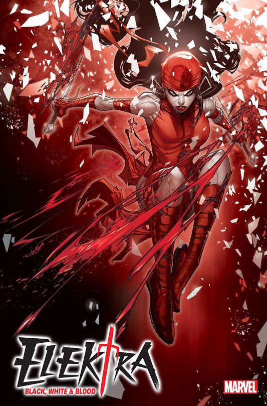 Elektra Black White Blood #1 (Artist C Var) Marvel Prh Comic Book 2021