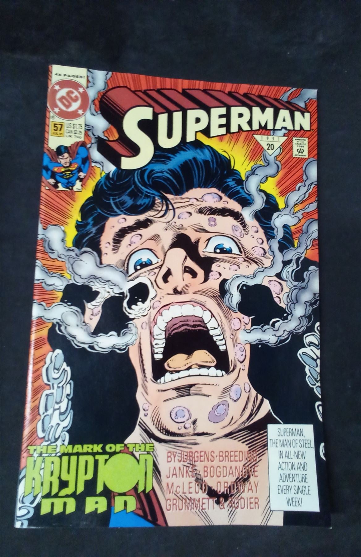 Superman #57 Direct Edition 1991 dc-comics Comic Book