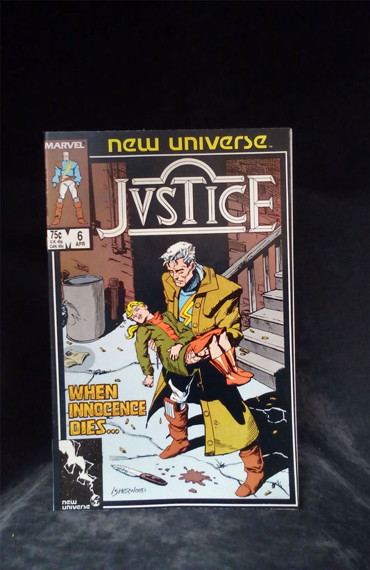 Justice #6 1987 Marvel Comics Comic Book