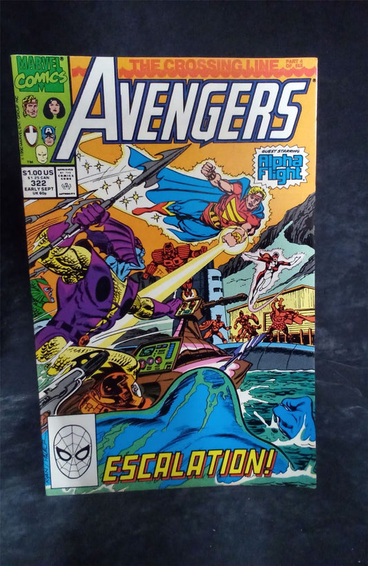 The Avengers #322 1990 Marvel Comics Comic Book