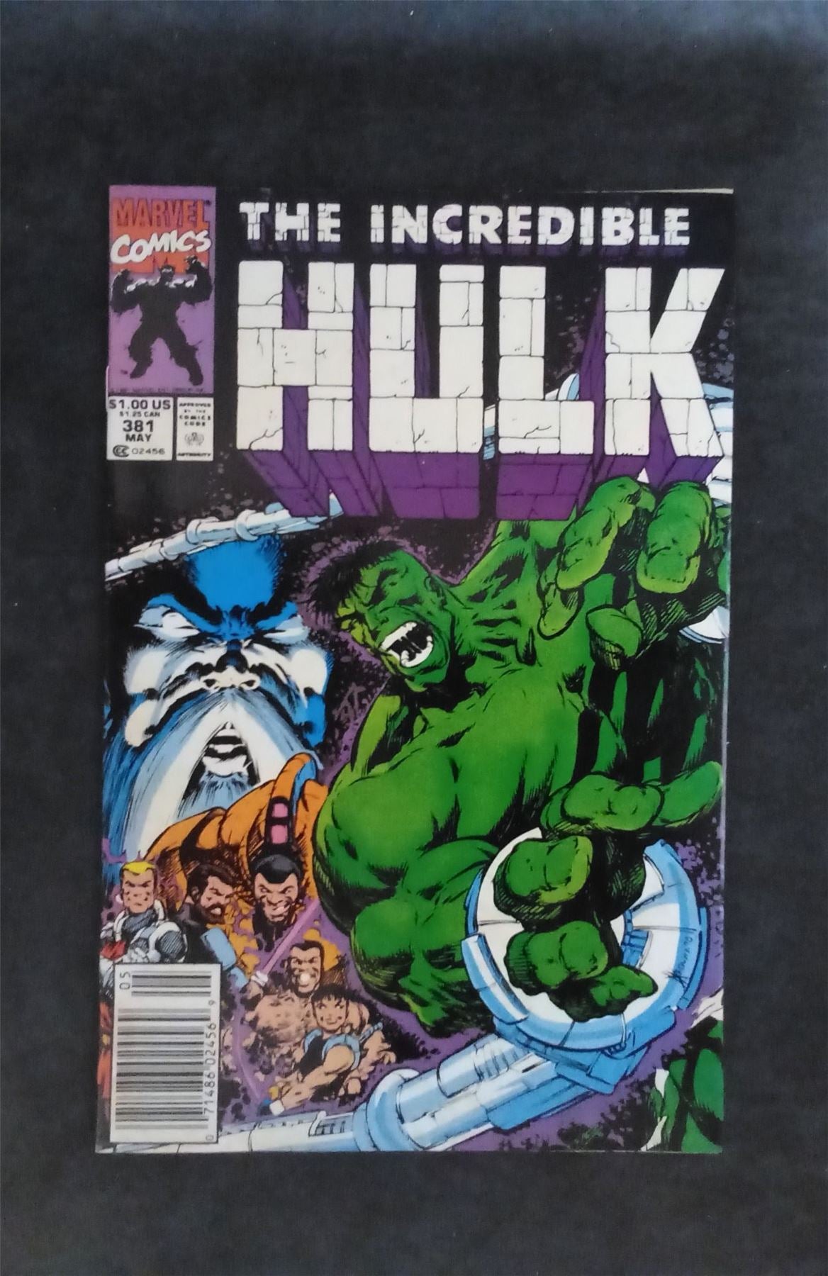 The Incredible Hulk #381 1991 marvel Comic Book