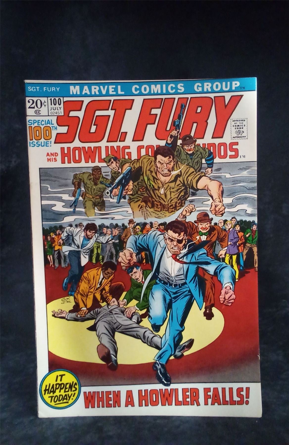 Sgt. Fury #100 1972 Marvel Comics Comic Book