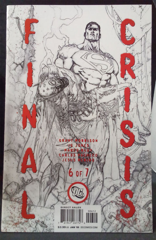 Final Crisis #6 Second Print Cover 2009 DC Comics Comic Book