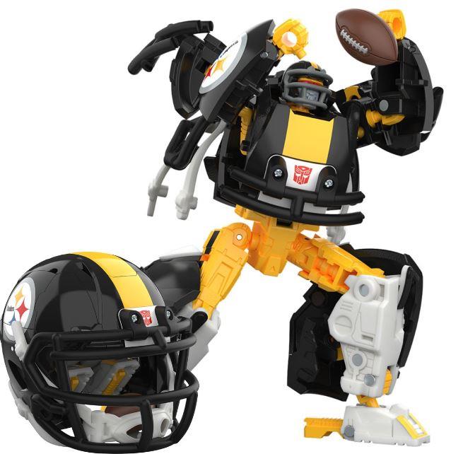 Transformers NFL Pittsburgh Steelers Steelsmash Action Figure by Hasbro