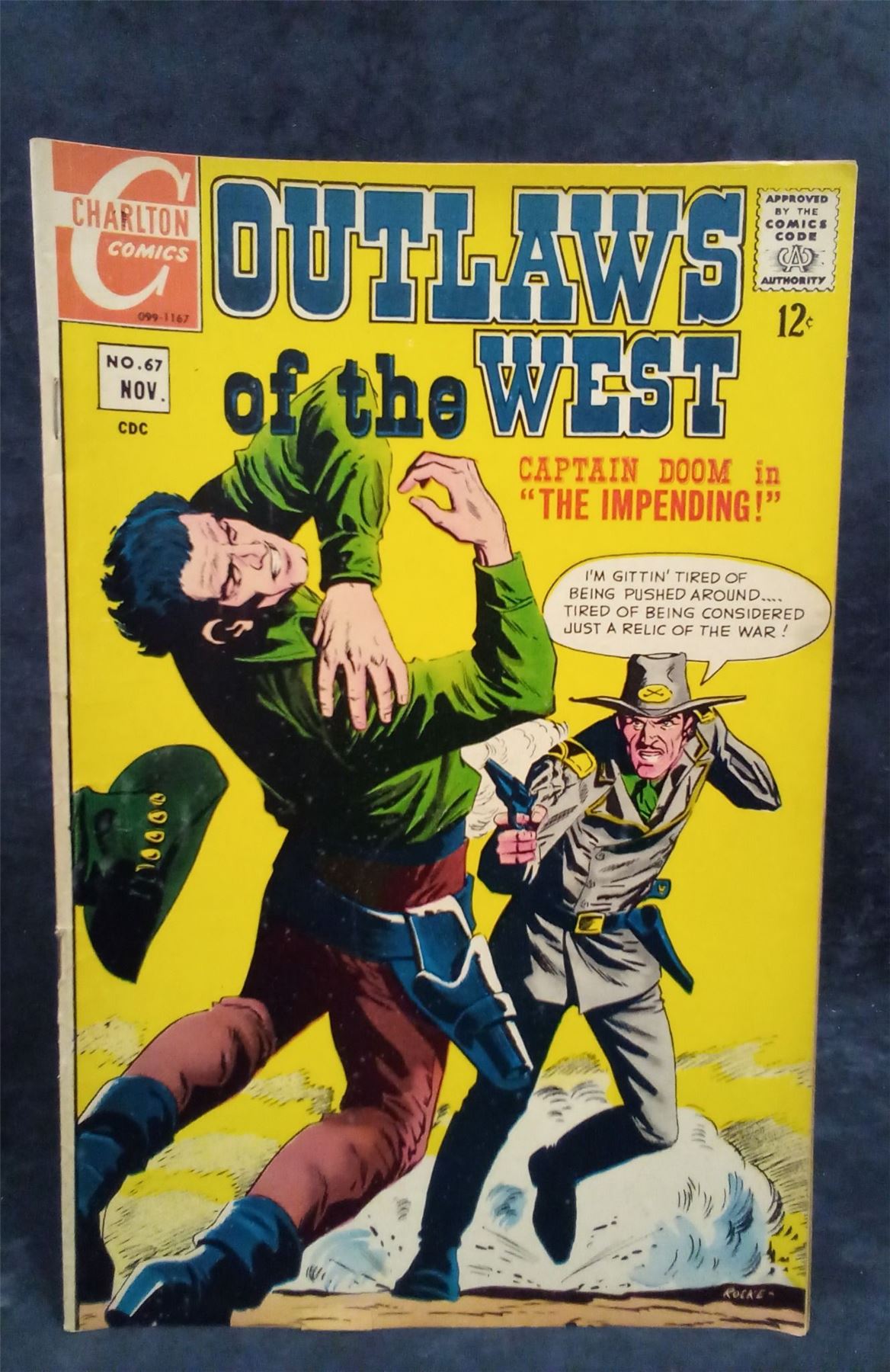 Outlaws of the West #67 1967 charlton Comic Book