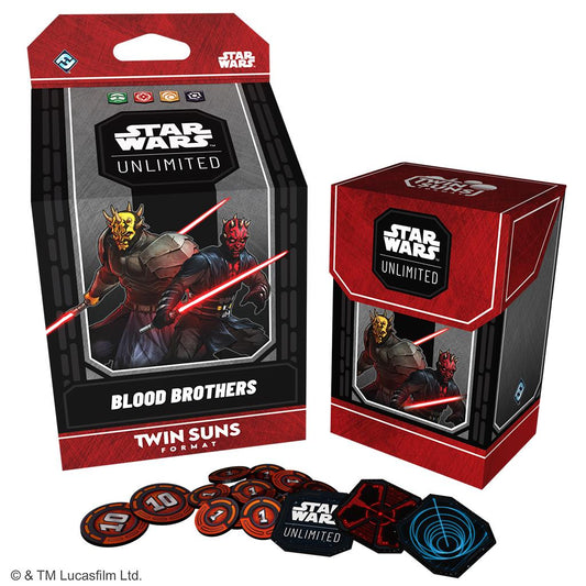 Star Wars Unlimited TCG- Blood Brothers: Maul and Savage Opress Twin Suns Deck By Fantasy Flight Games