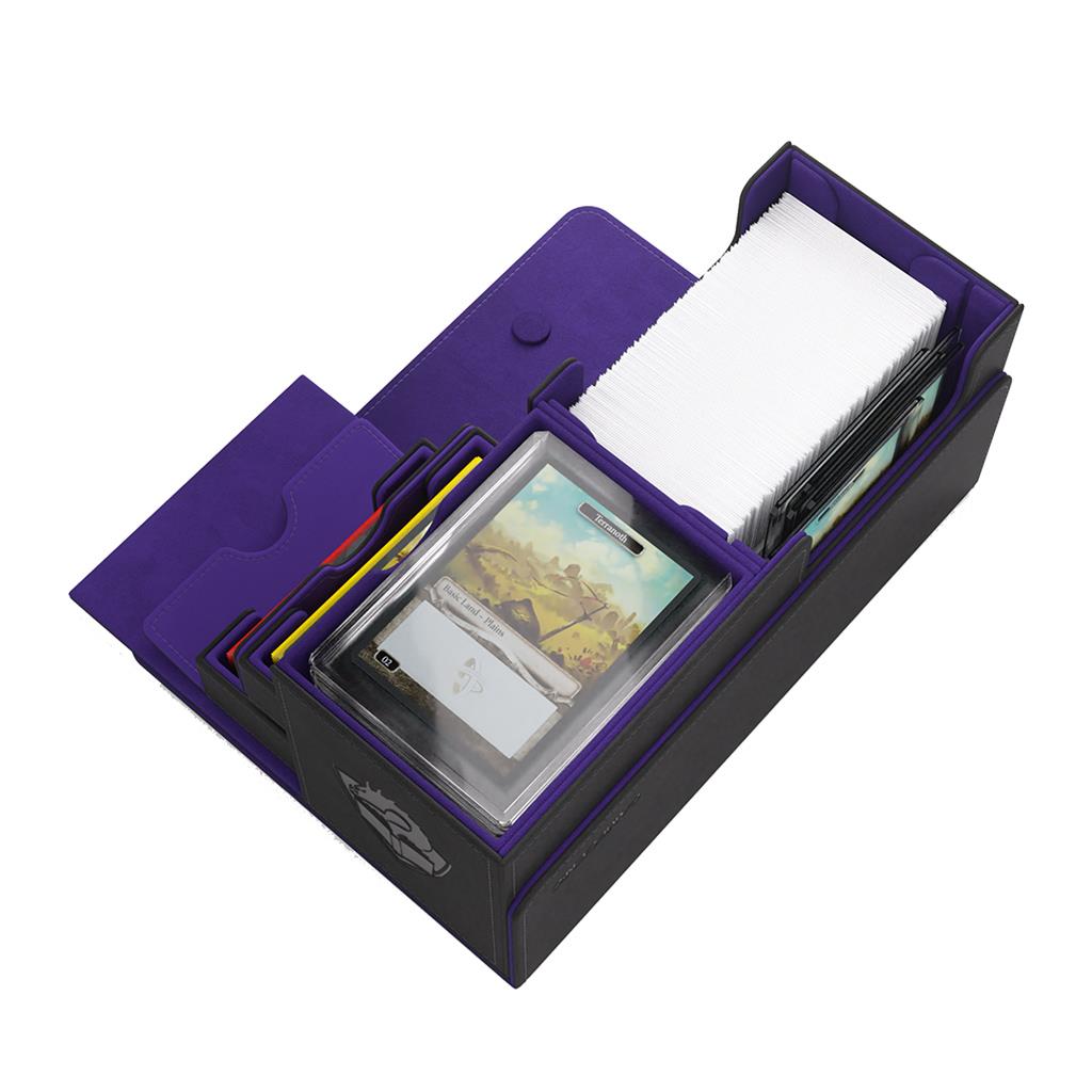 Gamegenic Deck Box - The Academic 133+ XL - Tolarian Edition - Black/Purple